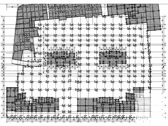花园小区大型地下室车库结构CAD施工图纸 - 3