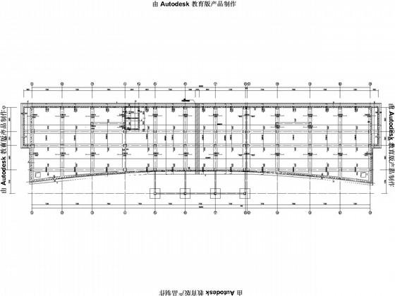 6层框架医疗综合楼结构CAD施工图纸(地下室顶板) - 2