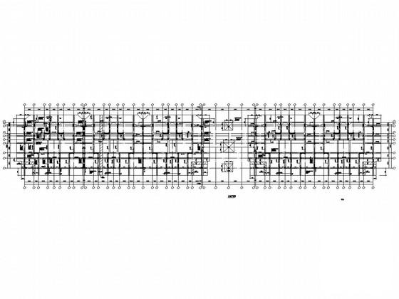 6层底层框架抗震墙住宅楼结构CAD图纸 - 1