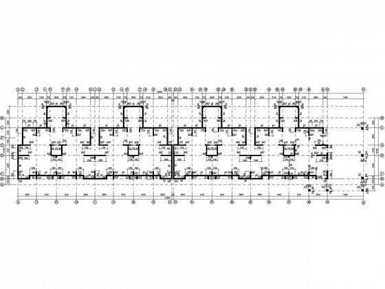 11层框剪带闷顶住宅楼结构CAD施工图纸(梁平法配筋图) - 3