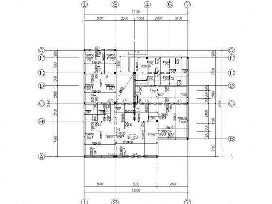 3层砖混结构条形基础住宅楼结构CAD施工图纸（建施6度抗震） - 3