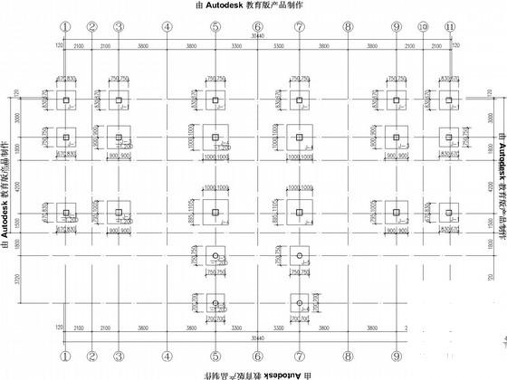 钢城3层框架结构物流公司办公楼CAD施工图纸(建、结、空调、电、暖)(给排水平面图) - 2