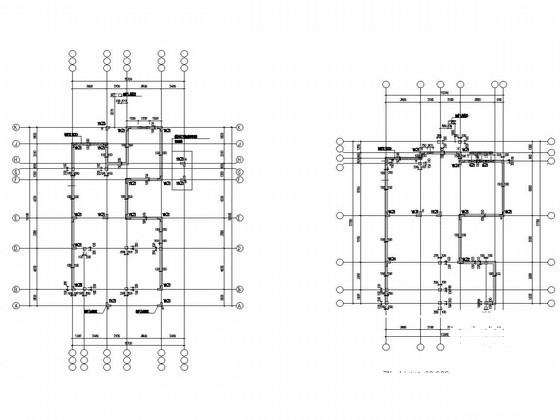 两层异形柱框架结构别墅结构图纸（人工挖孔桩） - 3