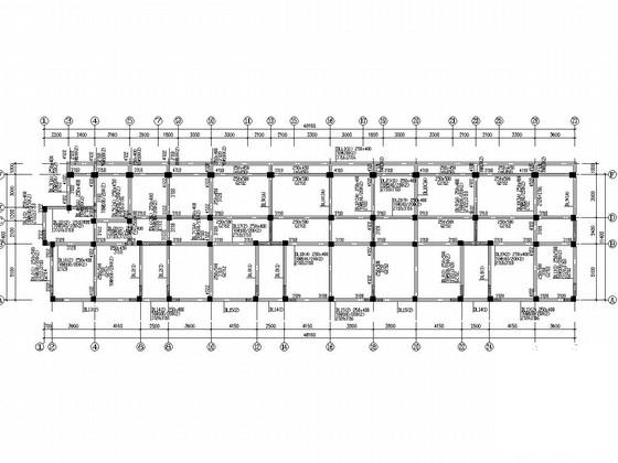 6层砌体结构独立基础住宅楼结构CAD施工图纸（6度抗震） - 1