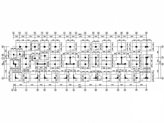 6层砌体结构独立基础住宅楼结构CAD施工图纸（6度抗震） - 2