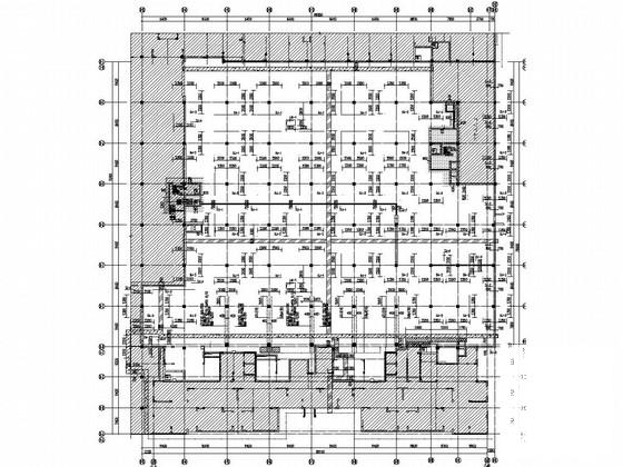 住宅楼地下1层框架结构地下室结构CAD图纸 - 1