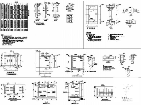住宅楼地下1层框架结构地下室结构CAD图纸 - 4