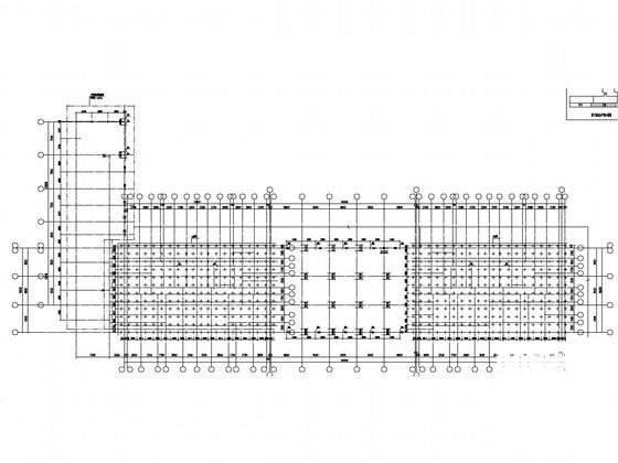大型住宅小区框架结构地下室结构CAD图纸 - 1