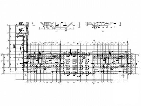 大型住宅小区框架结构地下室结构CAD图纸 - 2