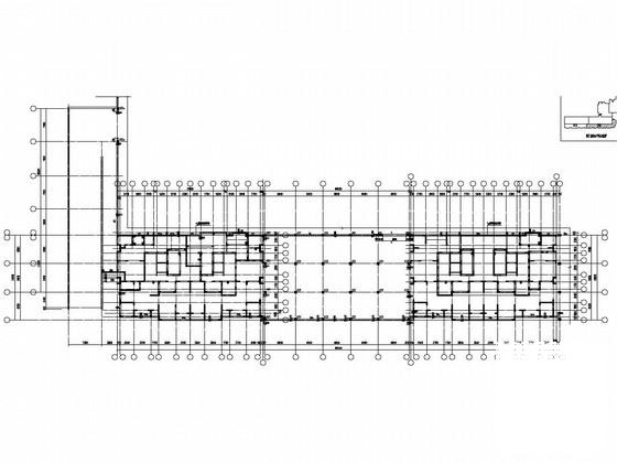 大型住宅小区框架结构地下室结构CAD图纸 - 3