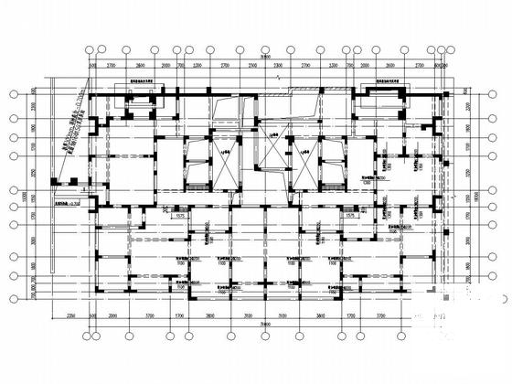大型住宅小区框架结构地下室结构CAD图纸 - 5