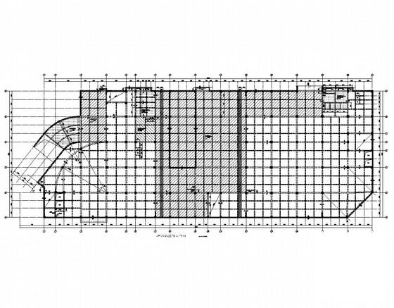 左气象局右邮政局框架结构综合楼结构施工图纸(梁平法配筋图) - 2