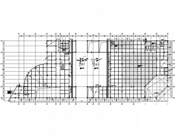 左气象局右邮政局框架结构综合楼结构施工图纸(梁平法配筋图) - 3