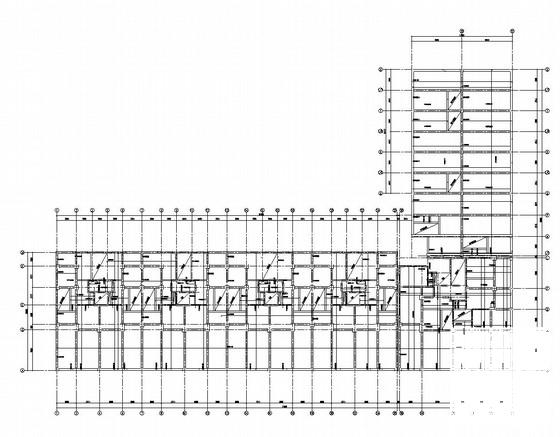 20层剪力墙结构住宅楼结构图纸（钻孔压灌超流态桩） - 1