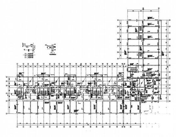 20层剪力墙结构住宅楼结构图纸（钻孔压灌超流态桩） - 2