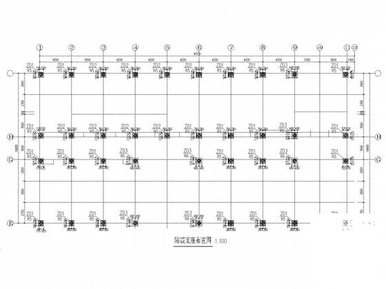 8度区中学综合楼框架结构CAD施工图纸(纵向钢筋构造) - 2