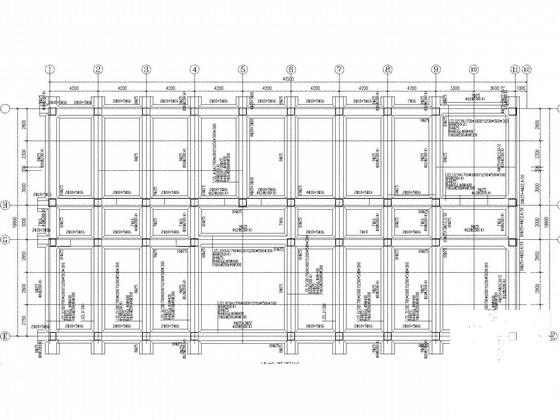 8度区中学综合楼框架结构CAD施工图纸(纵向钢筋构造) - 4