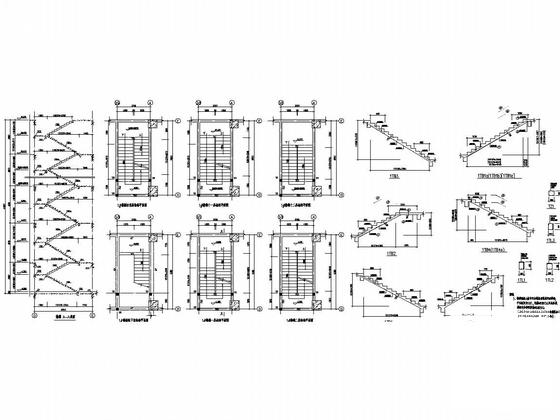 12层框架剪力墙结构办公楼结构图纸（预制管桩基础） - 5