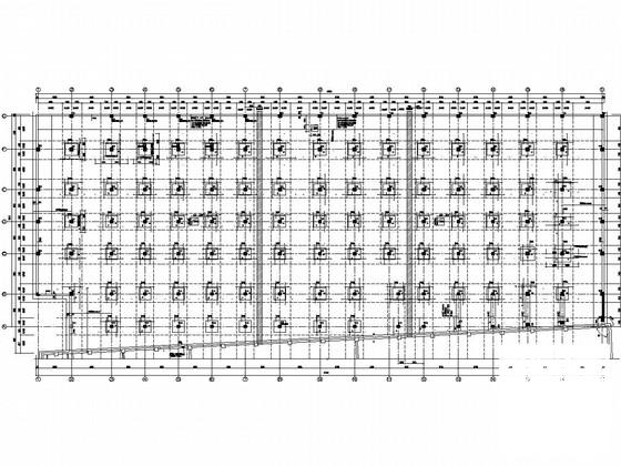 地下两层框架结构车库CAD施工图纸 - 1