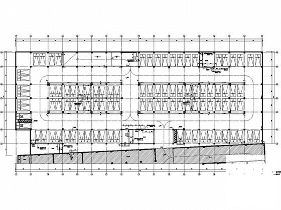地下两层框架结构车库CAD施工图纸 - 3
