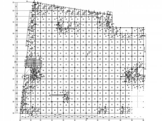 商业中心框架剪力墙结构CAD施工图纸(地下室外墙) - 5