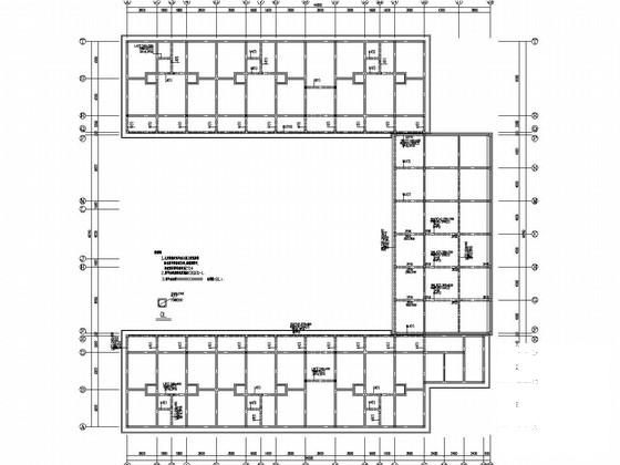 单层砌体结构粮仓结构CAD施工图纸（毛石基础）(板配筋图) - 4