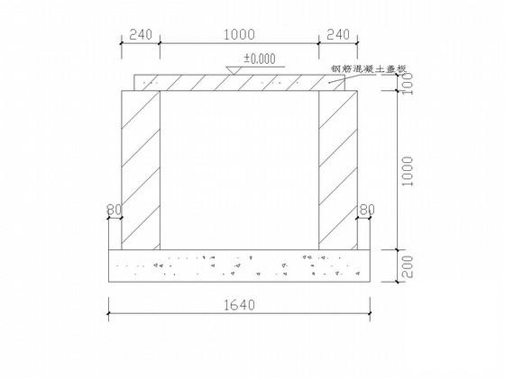 6层条形基础砌体结构住宅楼结构CAD施工图纸（7度抗震）(平面布置图) - 4