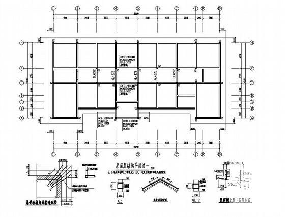 梓潼县砌体结构卫生院结构CAD施工图纸（条形基础） - 3