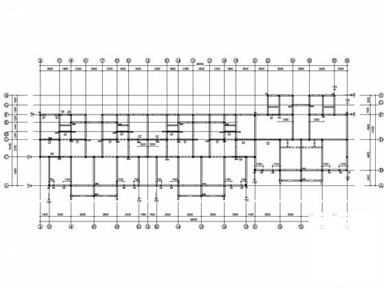 条形基础砌体结构住宅楼结构CAD施工图纸 - 3