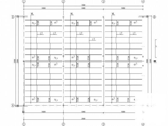 条形基础单层砌体结构库房结构CAD施工图纸（8度抗震） - 3