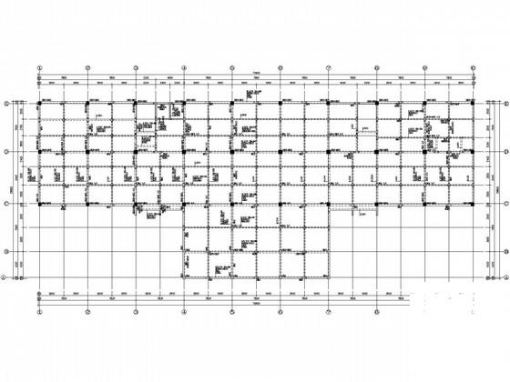 7层框架办公楼结构CAD施工图纸(条基)(板配筋图) - 3