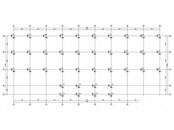 7层框架办公楼结构CAD施工图纸(条基)(板配筋图) - 4