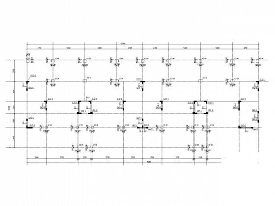 小区11层框架剪力墙结构CAD施工图纸(商业部分） - 4