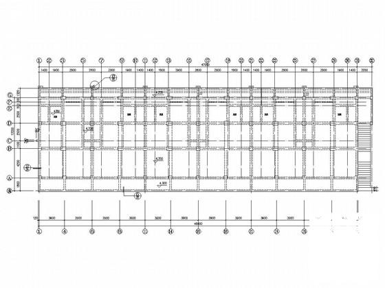6层底框结构商住楼结构CAD施工图纸(柱下独立基础) - 3