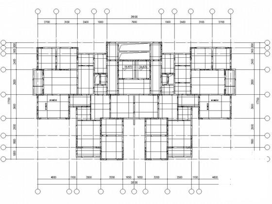 20层剪力墙结构住宅楼结构图纸（人工挖孔桩） - 3