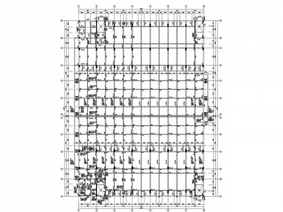 13层框架剪力墙公寓楼结构CAD施工图纸(预应力管桩) - 1