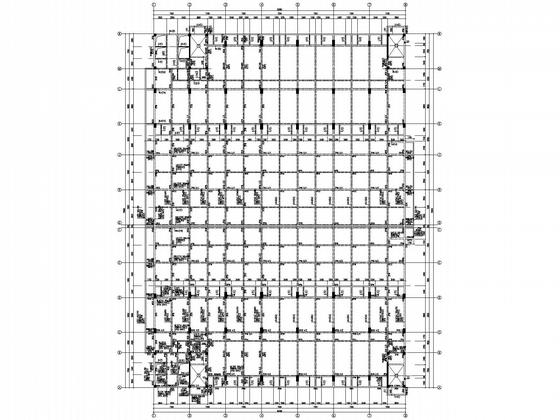 13层框架剪力墙公寓楼结构CAD施工图纸(预应力管桩) - 4