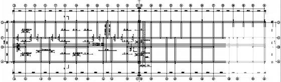 6层筏形基础砖混住宅楼结构CAD施工图纸（7度抗震） - 1