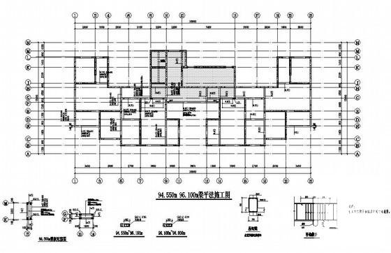 32层高层住宅楼建筑结构CAD施工图纸 - 2