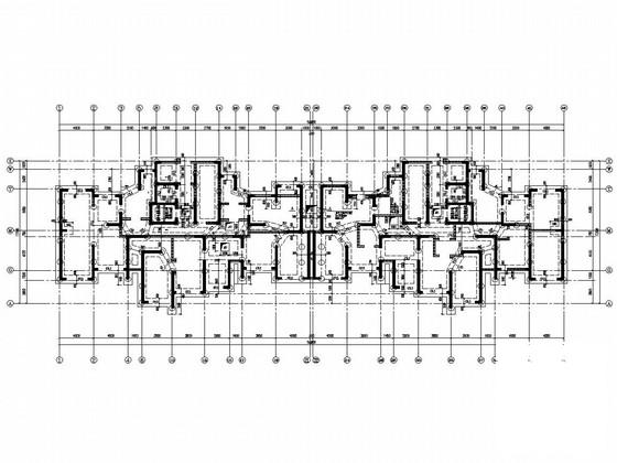 33层剪力墙结构住宅楼结构CAD施工图纸（后压浆灌注桩） - 1