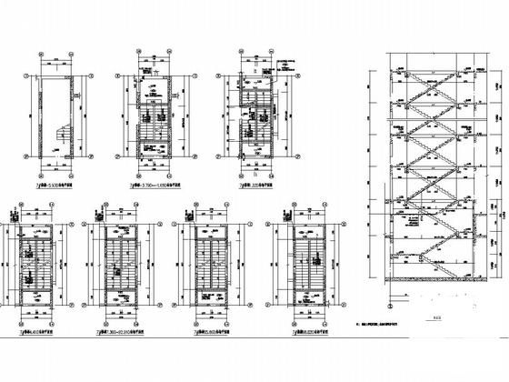 33层剪力墙结构住宅楼结构CAD施工图纸（后压浆灌注桩） - 4