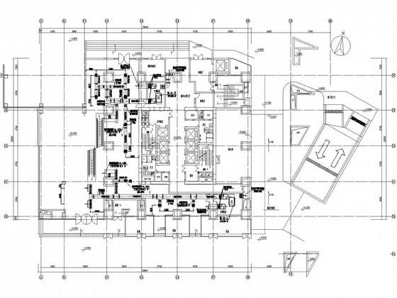 36层商业综合楼空调通风设计CAD施工图纸 - 1