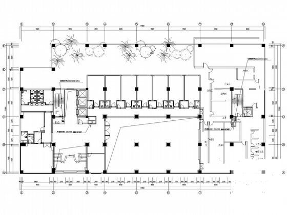 13层商业综合楼通风防排烟设计CAD施工图纸 - 1
