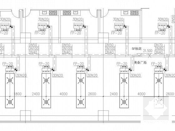 21层商业办公大厦空调通风设计CAD施工图纸 - 5