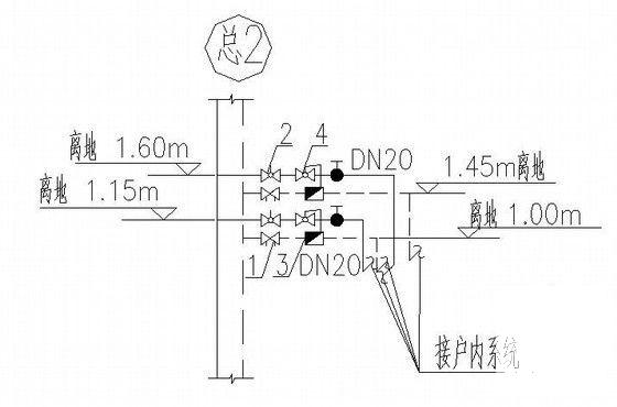 上6层住宅楼采暖CAD施工图纸设计（设计说明） - 4