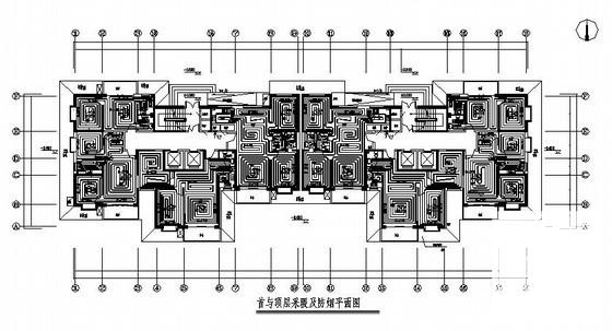 18层住宅楼地暖设计图纸（设计说明）(地下室通风) - 2