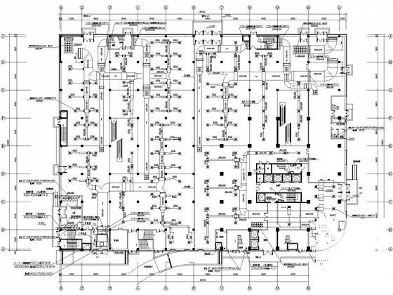 26层商业办公综合楼空调通风设计CAD施工图纸 - 1