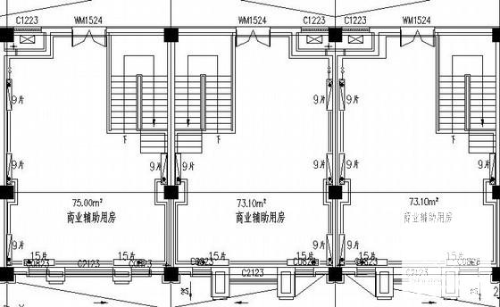 3层商业建筑采暖设计CAD施工图纸 - 4