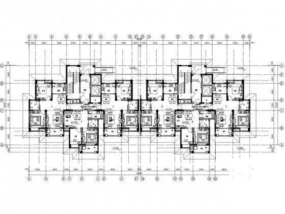 35层住宅楼通风防排烟设计CAD施工图纸(4栋楼) - 4