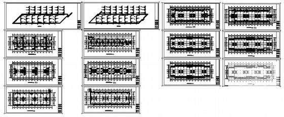 3层商业建筑采暖通风设计CAD施工图纸 - 4